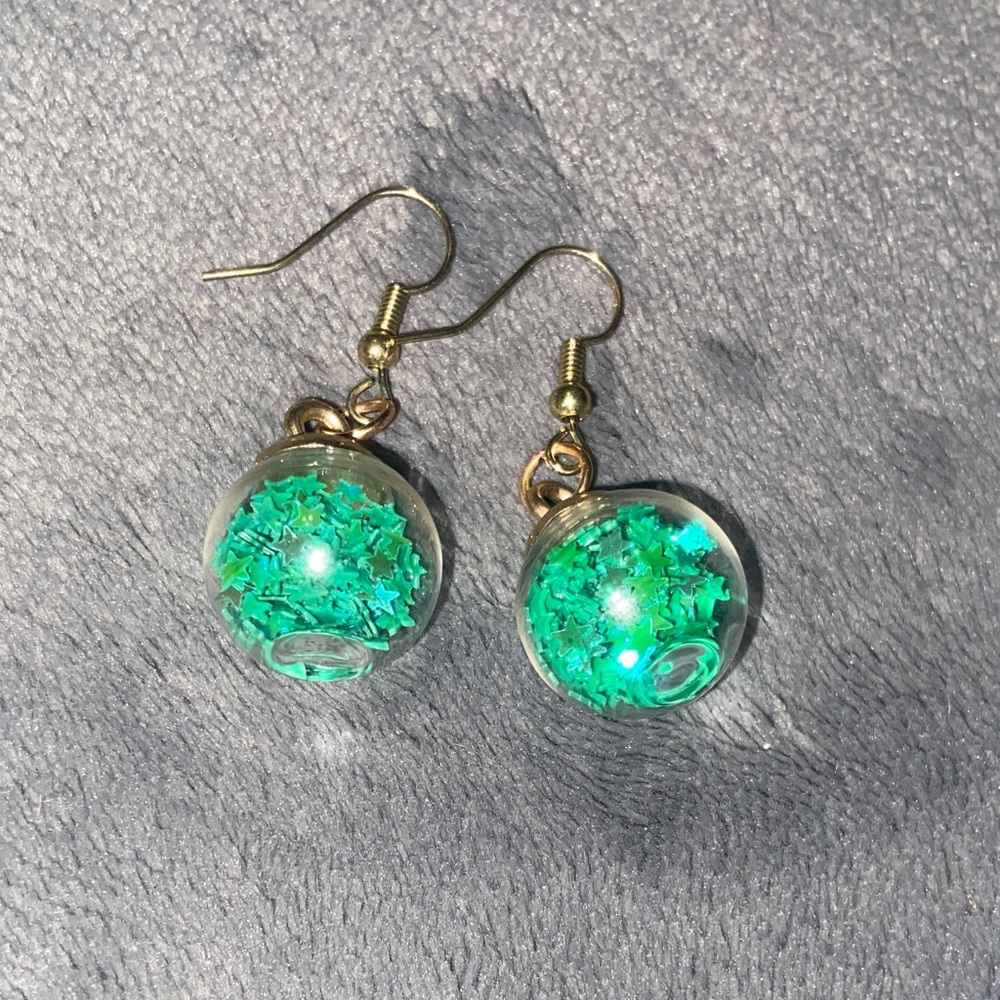 Elegant Blue Star Earrings